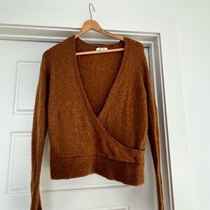 Madewell Women's Small Brown Merino Wool Blend Sweater